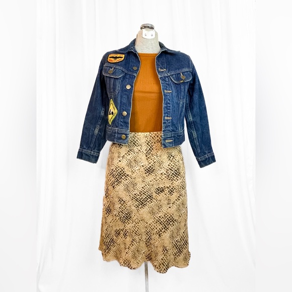 Vintage 80s Patched Lee Jean Jacket - Picture 10 of 12